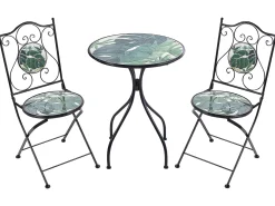 Outlet Beliani Pieghevole COZZANA Metallo Nero Verde Nero