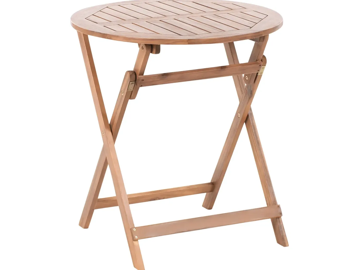 Discount Beliani Set bistrot Pieghevole FEBBIO Legno di acacia certificato Marrone