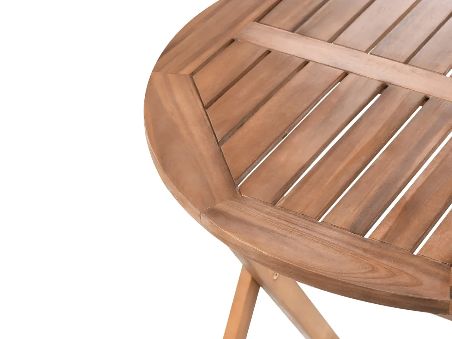Discount Beliani Set bistrot Pieghevole FEBBIO Legno di acacia certificato Marrone