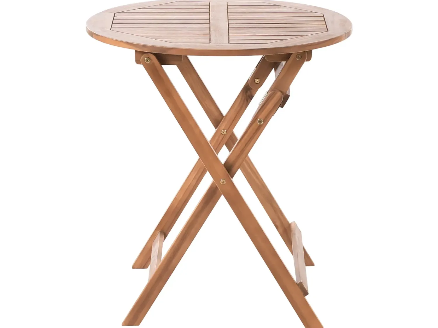 Discount Beliani Set bistrot Pieghevole FEBBIO Legno di acacia certificato Marrone