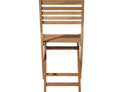 Sale Beliani Set bistrot Pieghevole FIJI Legno d'acacia chiaro Marrone