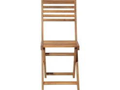 Sale Beliani Set bistrot Pieghevole FIJI Legno d'acacia chiaro Marrone