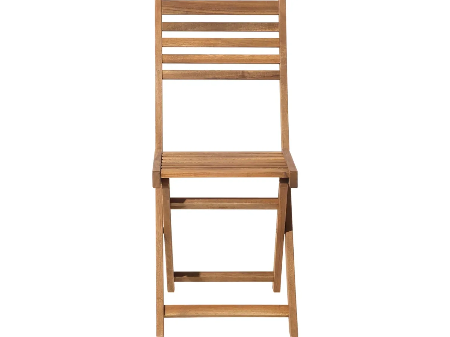 Sale Beliani Set bistrot Pieghevole FIJI Legno d'acacia chiaro Marrone