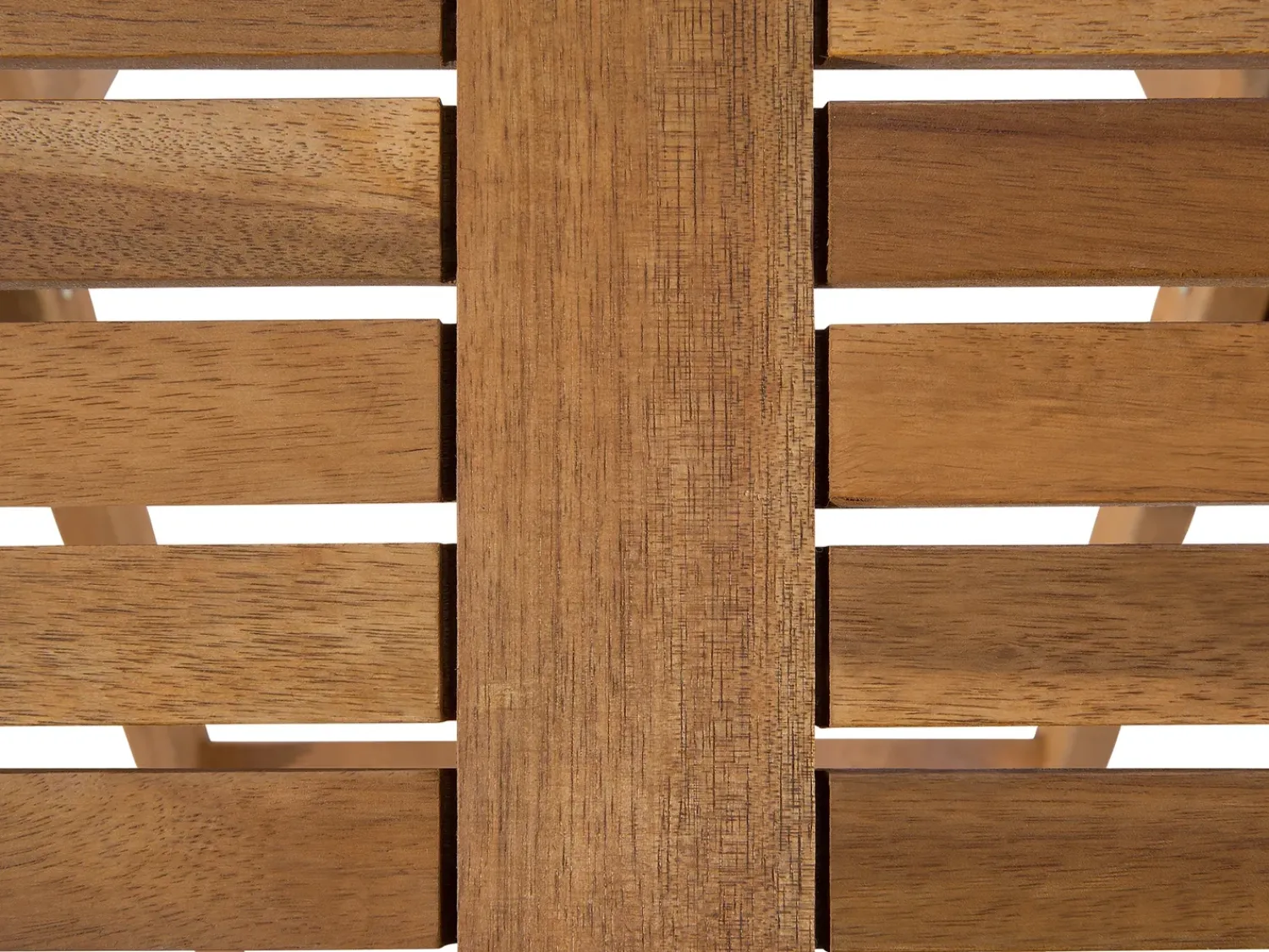 Sale Beliani Set bistrot Pieghevole FIJI Legno d'acacia chiaro Marrone
