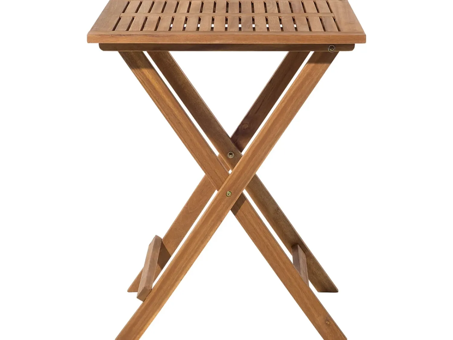 Sale Beliani Set bistrot Pieghevole FIJI Legno d'acacia chiaro Marrone