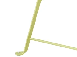 Beliani Set bistrot Pieghevole FIORI Metallo lime Verde