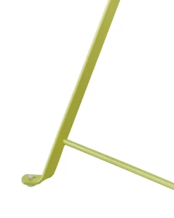 Beliani Set bistrot Pieghevole FIORI Metallo lime Verde