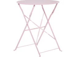 Sale Beliani Pieghevole FIORI Metallo pastello Rosa