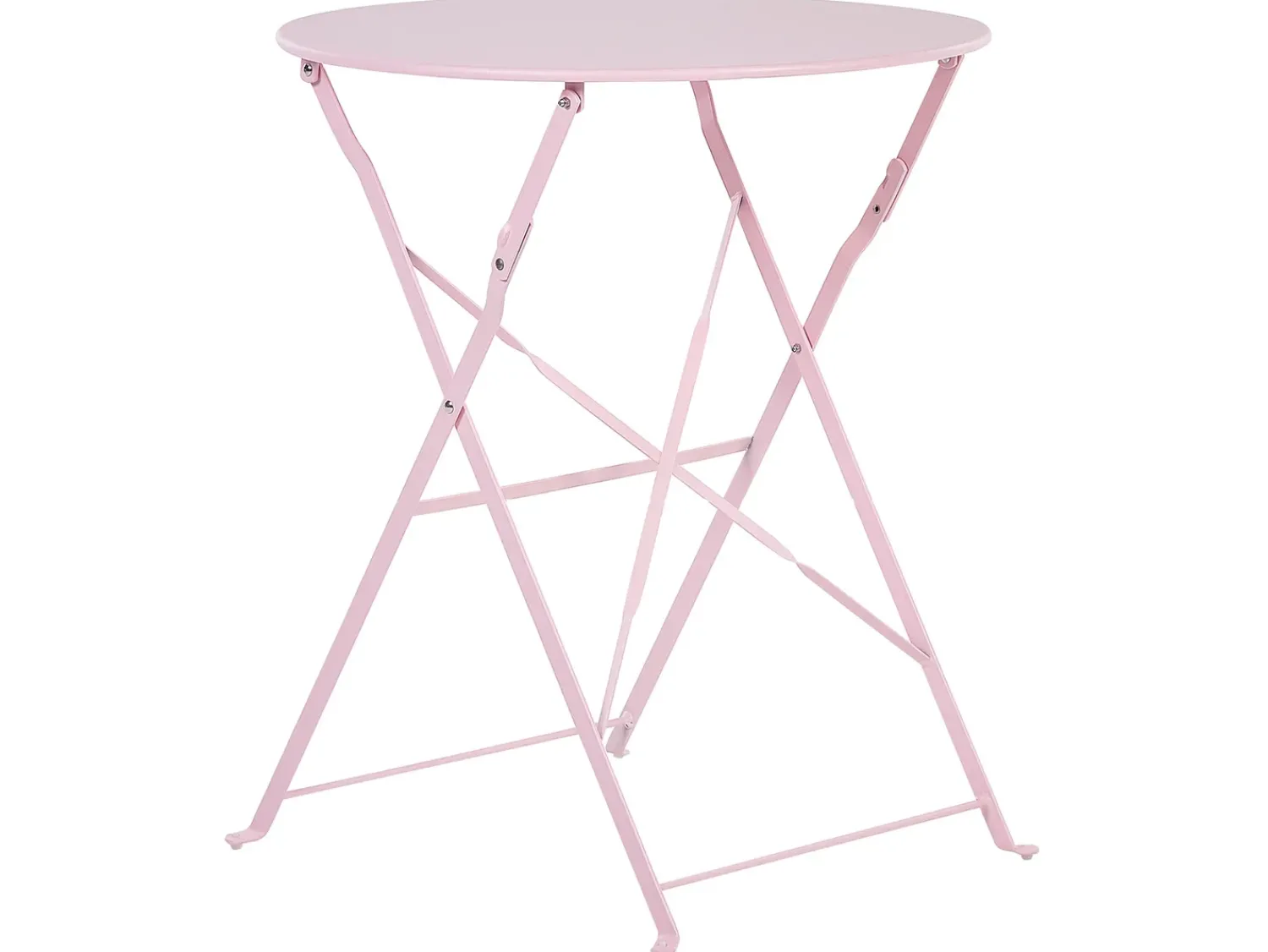 Sale Beliani Pieghevole FIORI Metallo pastello Rosa