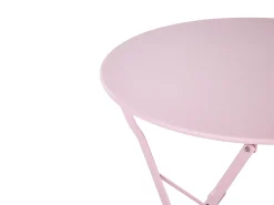 Sale Beliani Pieghevole FIORI Metallo pastello Rosa