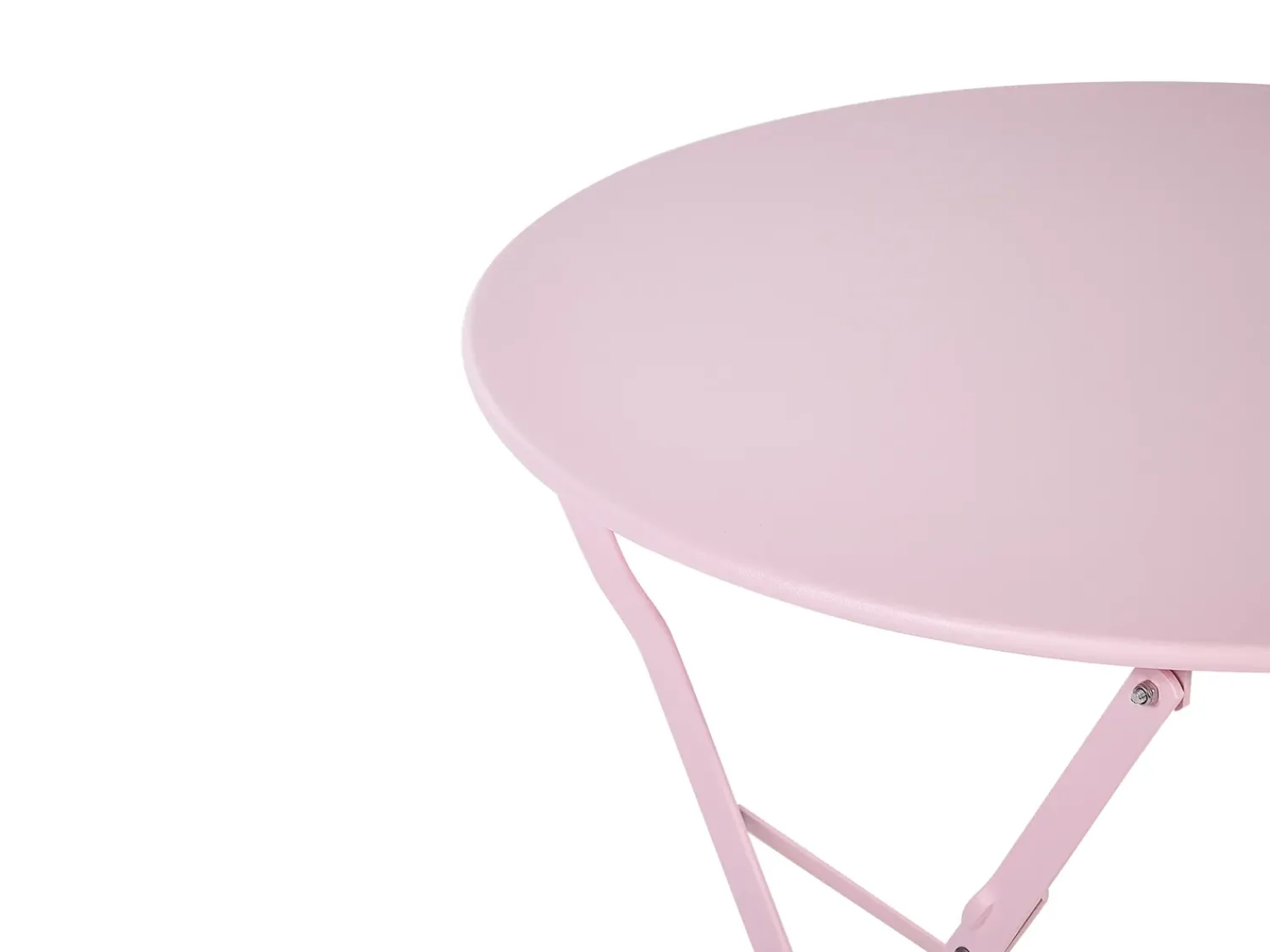 Sale Beliani Pieghevole FIORI Metallo pastello Rosa