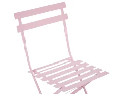 Sale Beliani Pieghevole FIORI Metallo pastello Rosa