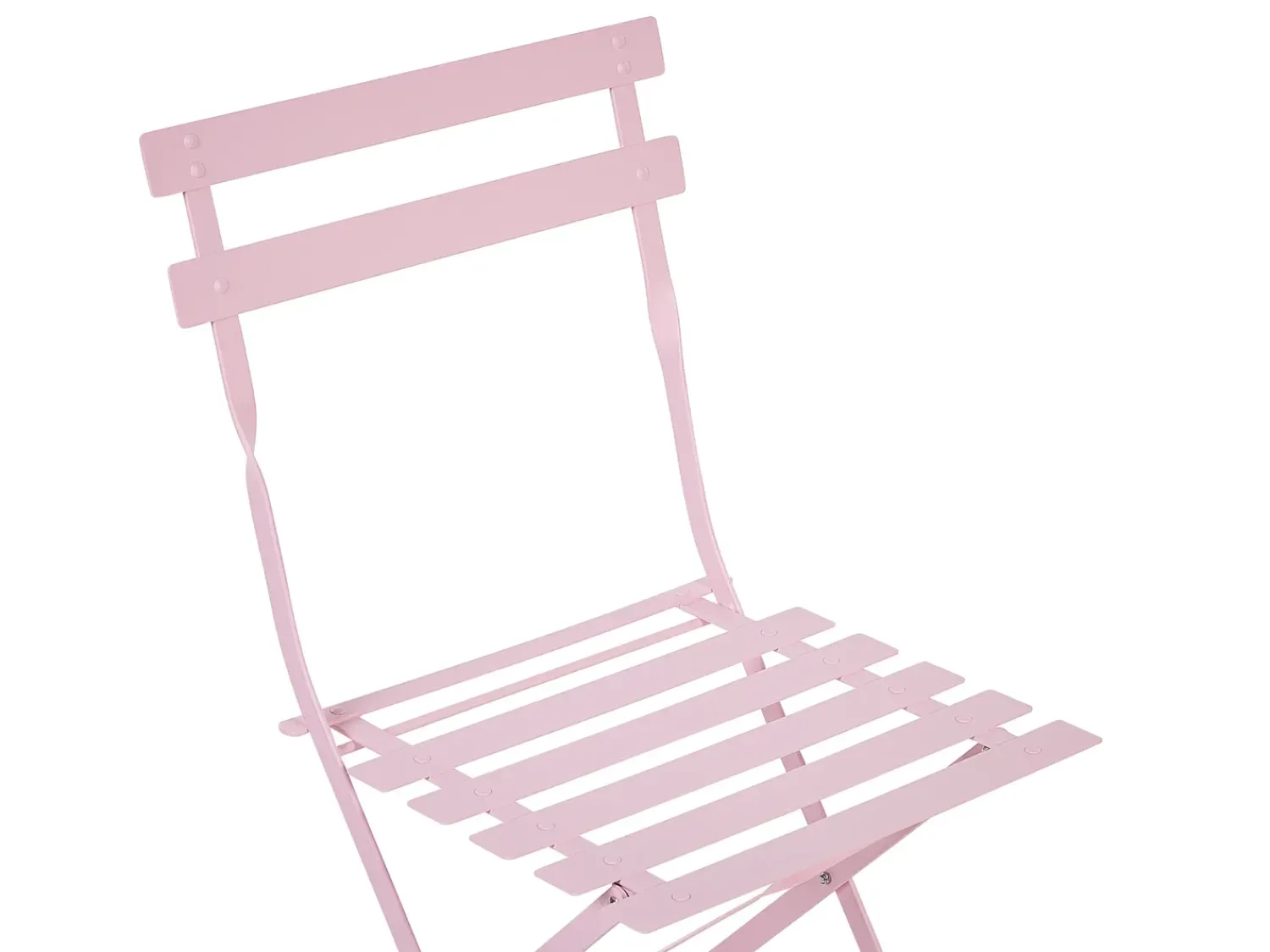 Sale Beliani Pieghevole FIORI Metallo pastello Rosa