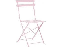 Sale Beliani Pieghevole FIORI Metallo pastello Rosa