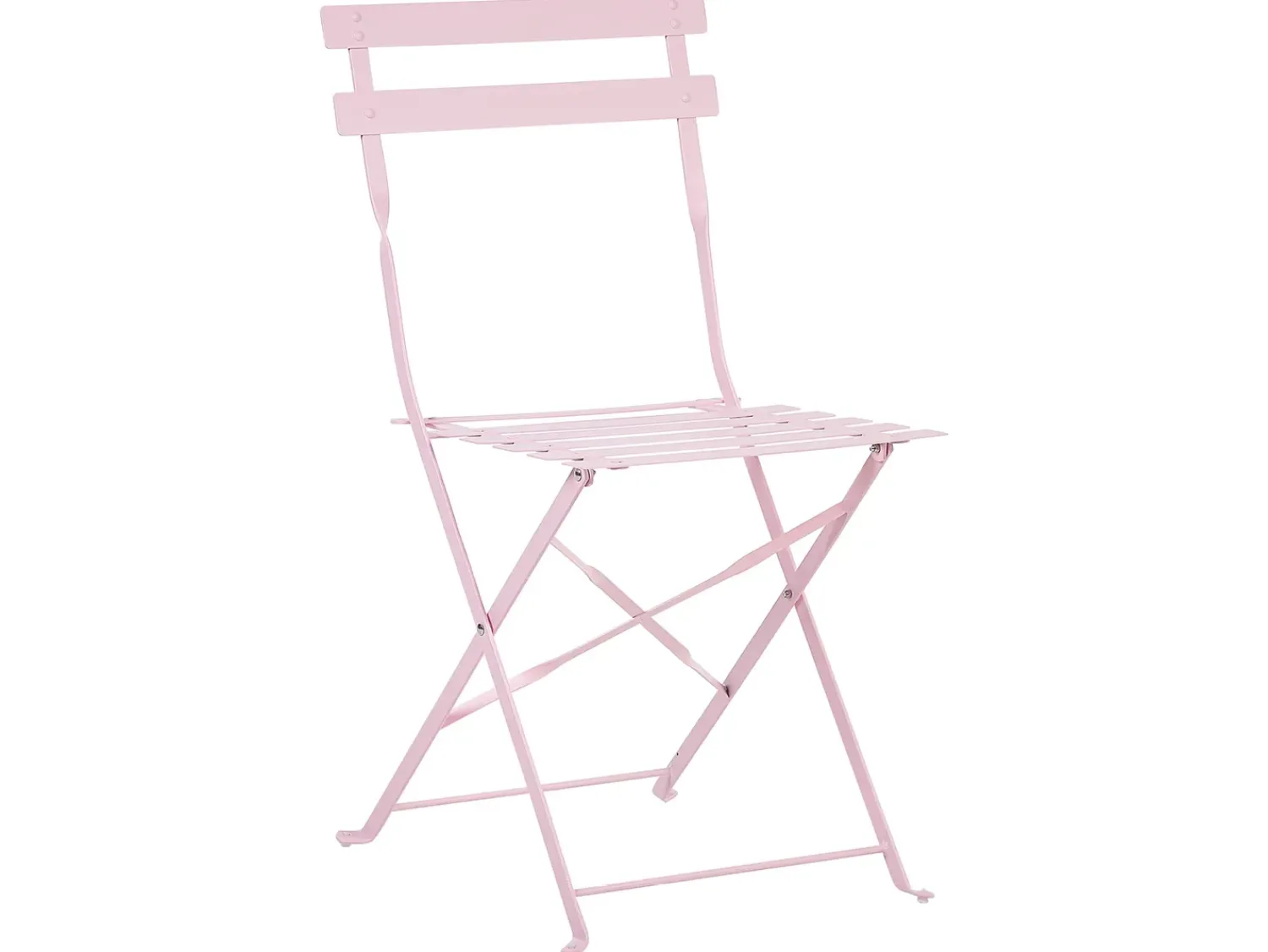 Sale Beliani Pieghevole FIORI Metallo pastello Rosa