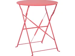 Discount Beliani Pieghevole FIORI Metallo Rosso