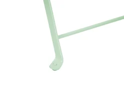 Clearance Beliani Set bistrot Pieghevole FIORI Metallo menta Verde