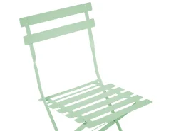 Clearance Beliani Set bistrot Pieghevole FIORI Metallo menta Verde