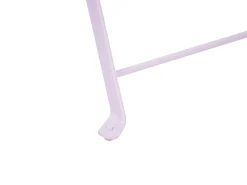 Best Beliani Set bistrot Pieghevole FIORI Metallo Viola