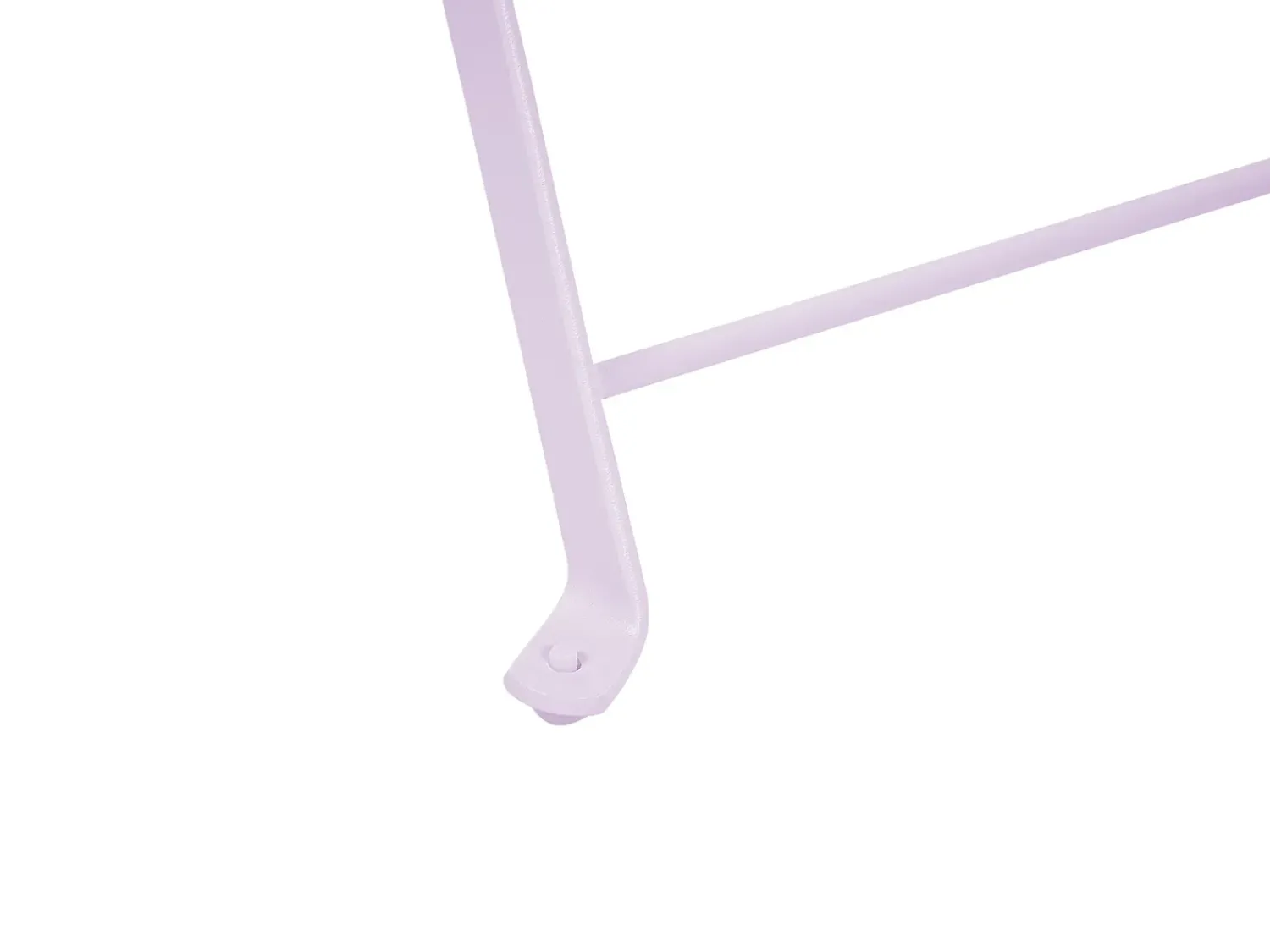 Best Beliani Set bistrot Pieghevole FIORI Metallo Viola