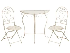 Outlet Beliani Pieghevole FOLELLI Metallo chiaro Beige