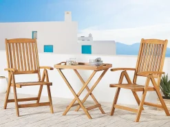 Sale Beliani Pieghevole JAVA Legno d'acacia chiaro Marrone