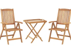 Sale Beliani Pieghevole JAVA Legno d'acacia chiaro Marrone