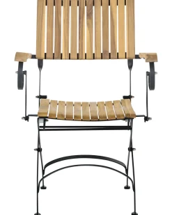 Clearance Beliani Pieghevole LASCARI Legno d'acacia Marrone chiaro Marrone Nero