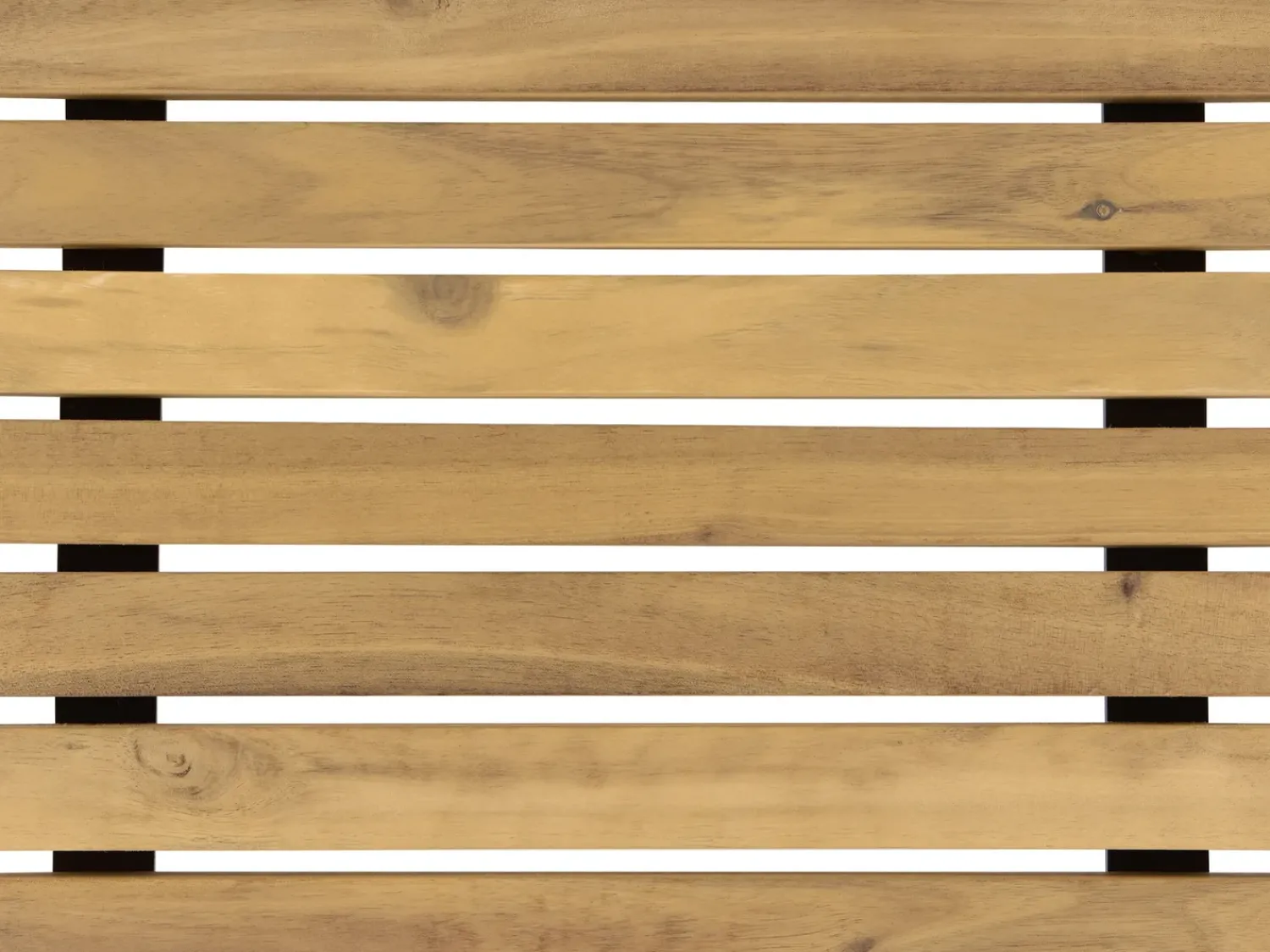 Clearance Beliani Pieghevole LASCARI Legno d'acacia Marrone chiaro Marrone Nero