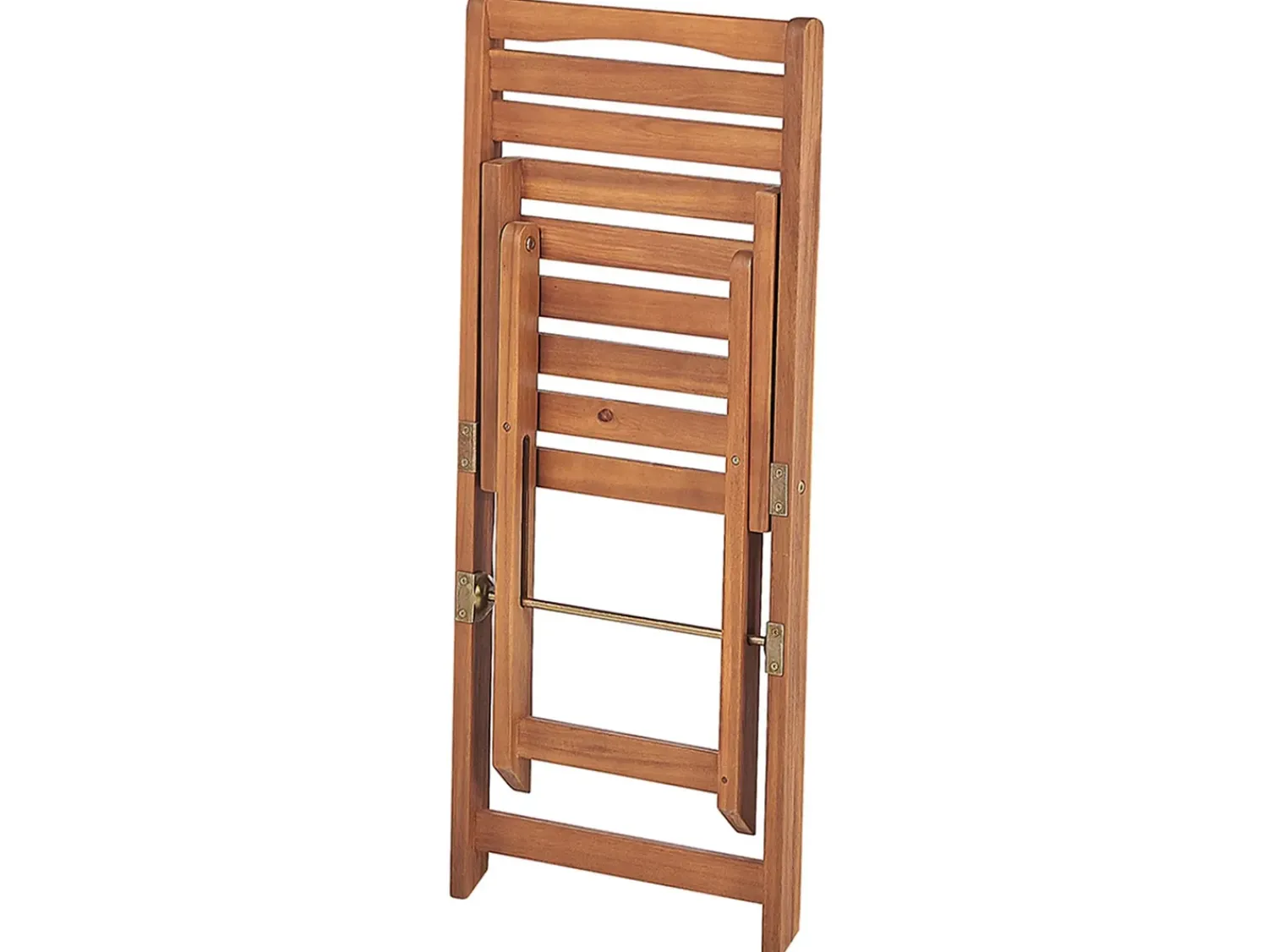 Beliani Set bistrot Pieghevole LENOLA Legno d'acacia Marrone