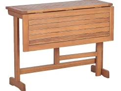 Beliani Set bistrot Pieghevole LENOLA Legno d'acacia Marrone