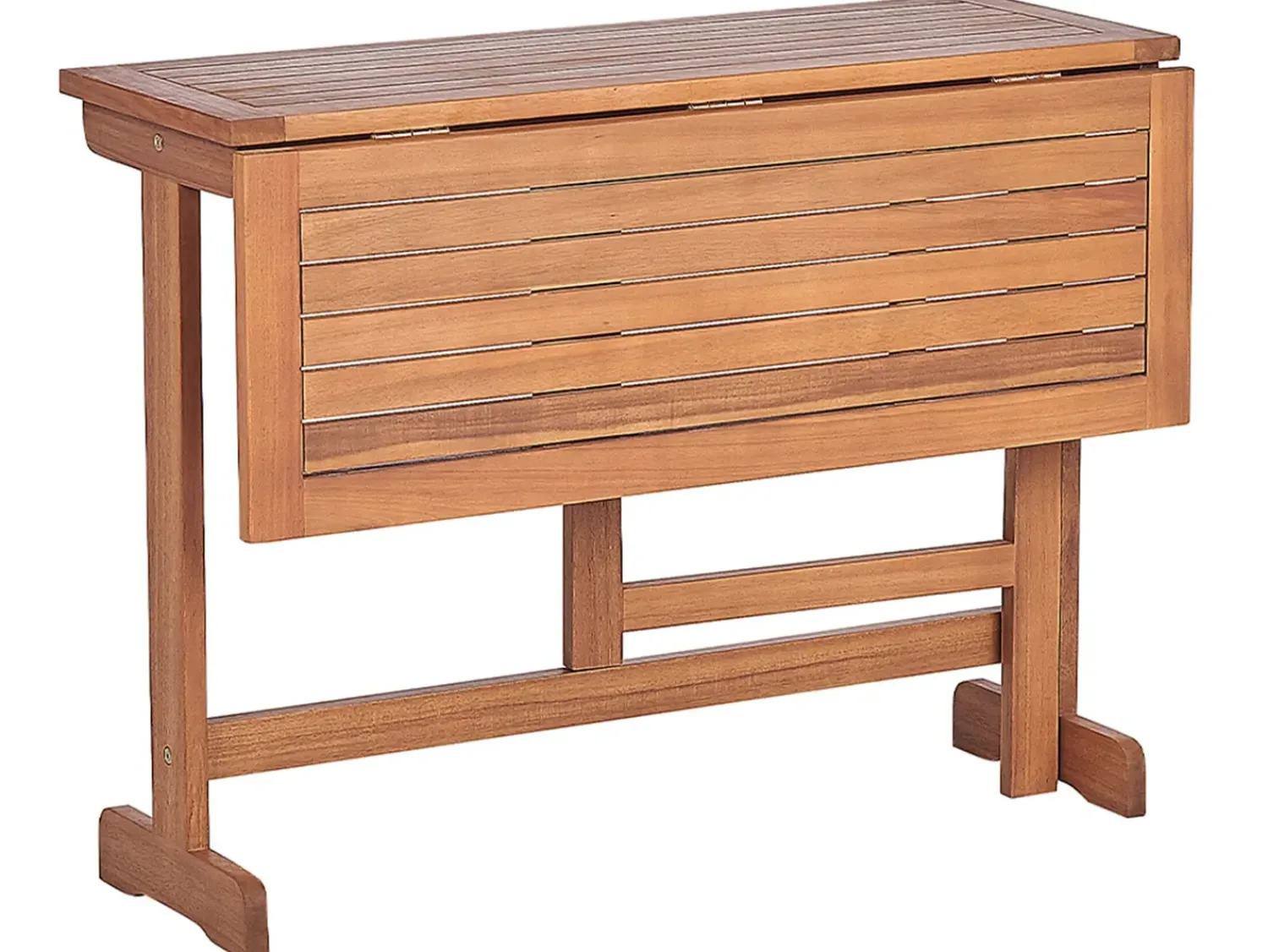 Beliani Set bistrot Pieghevole LENOLA Legno d'acacia Marrone