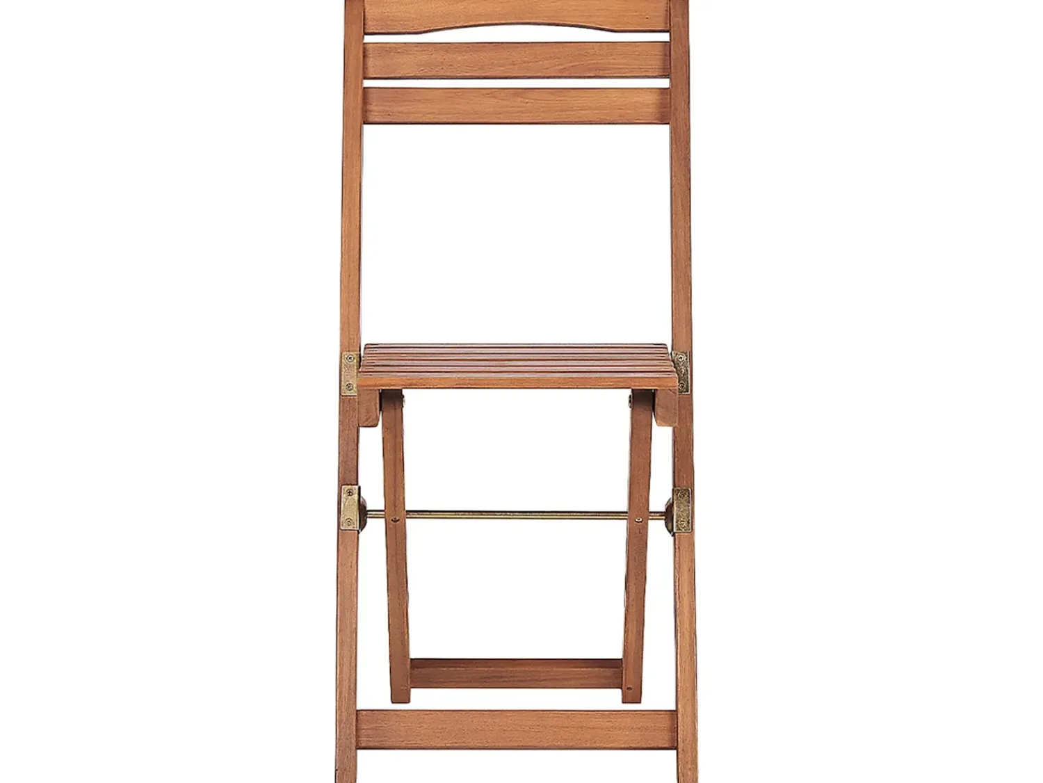 Beliani Set bistrot Pieghevole LENOLA Legno d'acacia Marrone