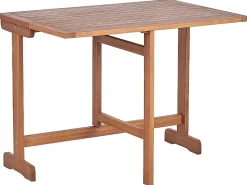 Beliani Set bistrot Pieghevole LENOLA Legno d'acacia Marrone
