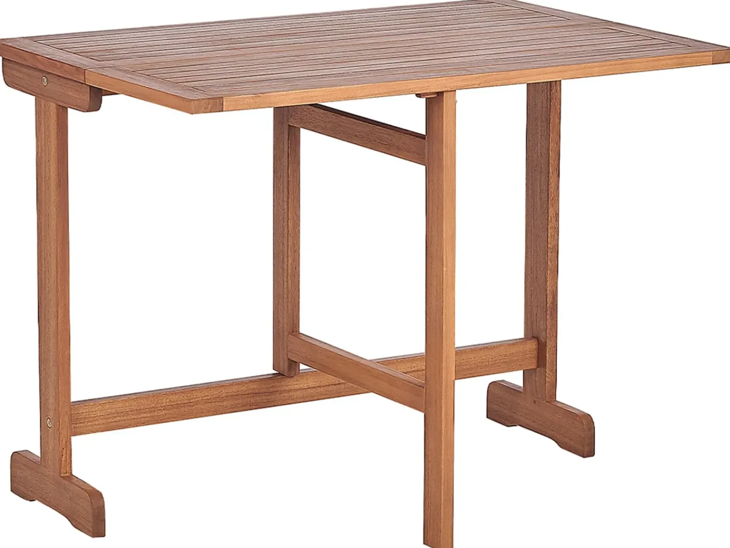 Beliani Set bistrot Pieghevole LENOLA Legno d'acacia Marrone