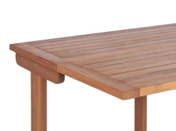 Beliani Set bistrot Pieghevole LENOLA Legno d'acacia Marrone