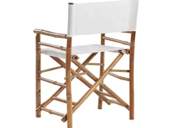 New Beliani Pieghevole MOLISE Bambù Marrone Bianco Marrone