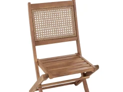 Clearance Beliani Pieghevole PARAGGI Legno di acacia certificato Marrone
