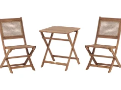 Clearance Beliani Pieghevole PARAGGI Legno di acacia certificato Marrone