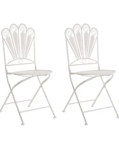 Sale Beliani Pieghevole PAVIA Metallo sporco Bianco