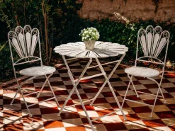 Sale Beliani Pieghevole PAVIA Metallo sporco Bianco