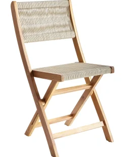 New Beliani Pieghevole PROSSEDI Legno d'acacia Beige Beige Marrone