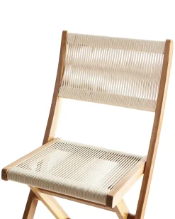 New Beliani Pieghevole PROSSEDI Legno d'acacia Beige Beige Marrone
