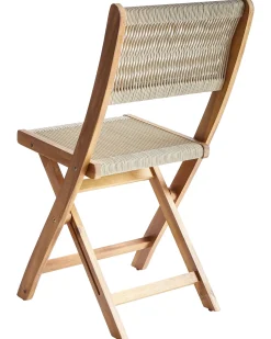 New Beliani Pieghevole PROSSEDI Legno d'acacia Beige Beige Marrone