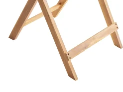 New Beliani Pieghevole PROSSEDI Legno d'acacia Beige Beige Marrone
