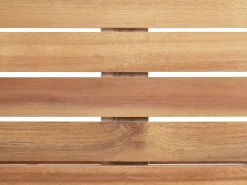 New Beliani Pieghevole PROSSEDI Legno d'acacia Beige Beige Marrone