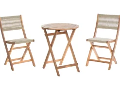 New Beliani Pieghevole PROSSEDI Legno d'acacia Beige Beige Marrone