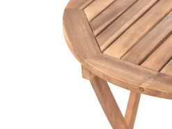 Best Beliani Set bistrot Pieghevole SACILE Legno d'acacia Marrone