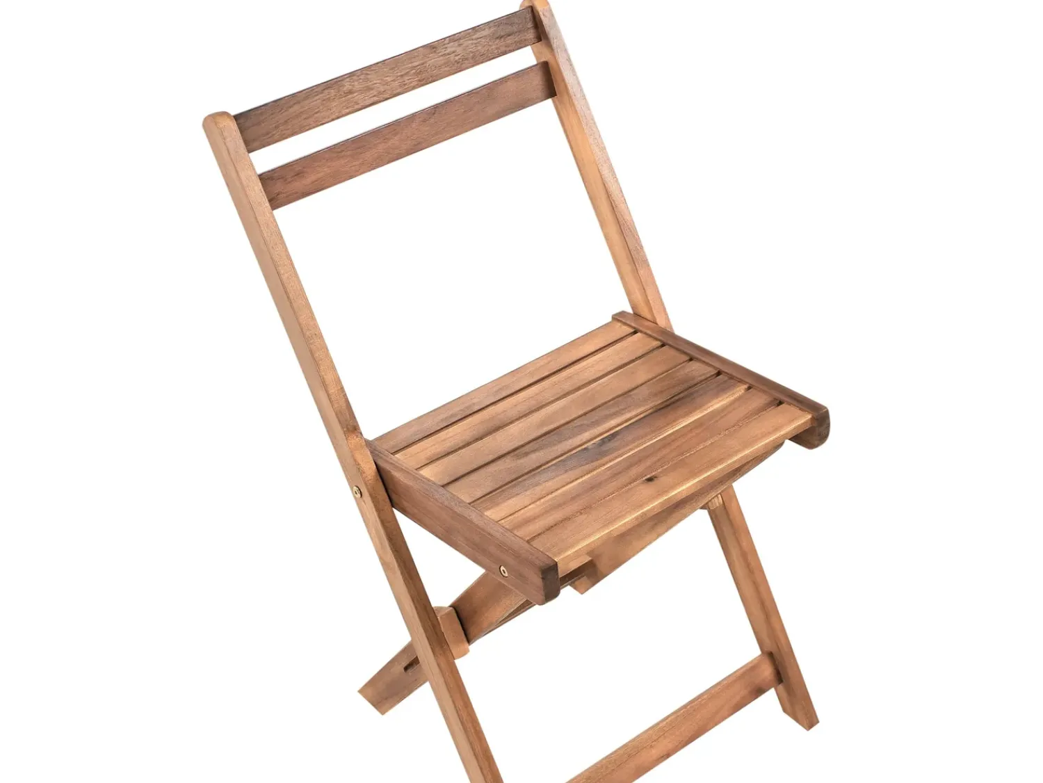 Best Beliani Set bistrot Pieghevole SACILE Legno d'acacia Marrone