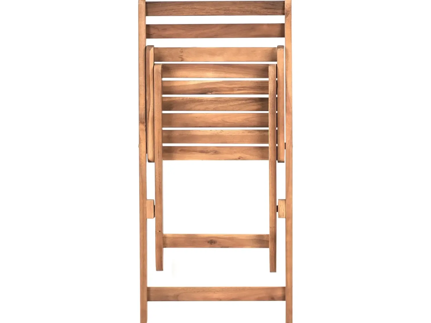 Best Beliani Set bistrot Pieghevole SACILE Legno d'acacia Marrone